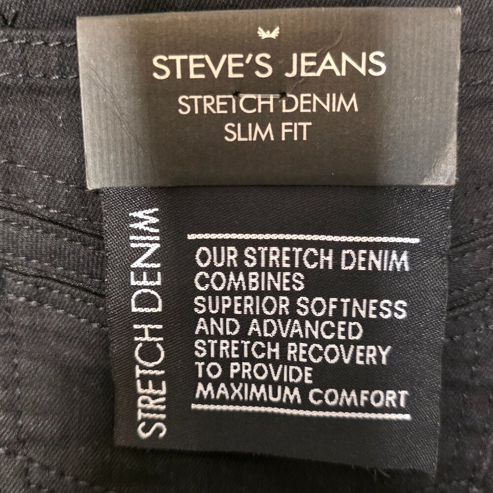 NWT Steve's Jeans Women's Stretch Denim Slim Fit Jeans, Size 12 - Picture 6 of 8